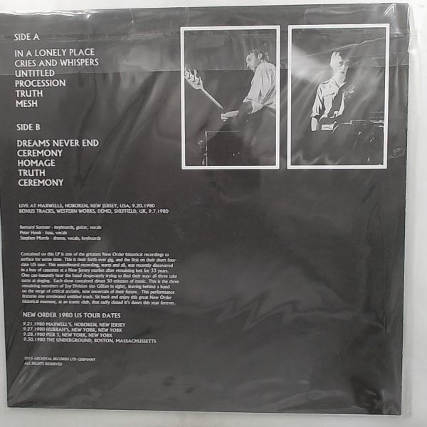 New Order — Grieving In The Shadows