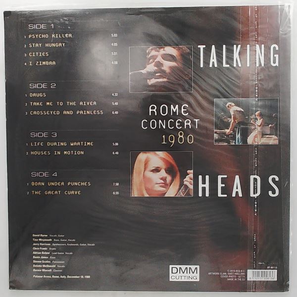 Talking Heads — Rome Concert 1980