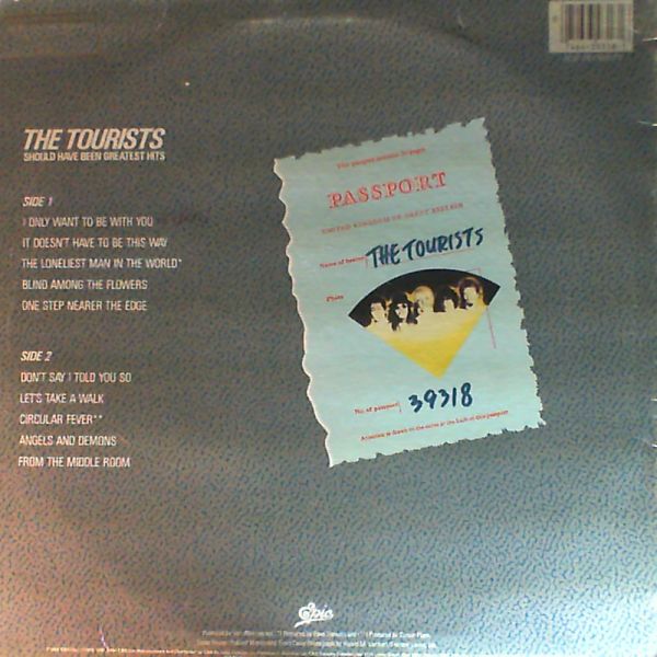 Tourists — Should have been greatest hits