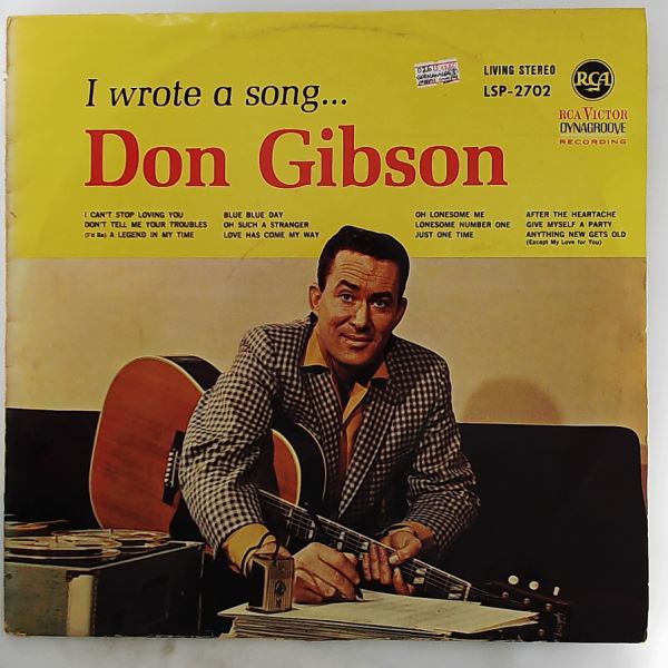 Gibson Don — I Wrote A Song