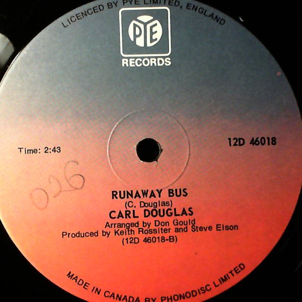 Douglas Carl — Runaway bus / Run back