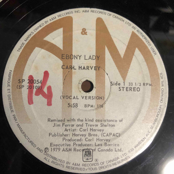 Carl Harvey — Ebony Lady