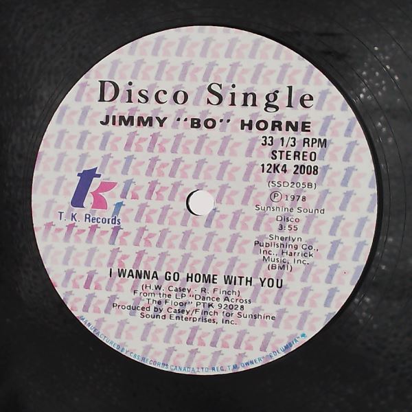 Horne Jimmy "Bo" — Spank (Special Disco Re-Mix) / I Wanna Go Home With You