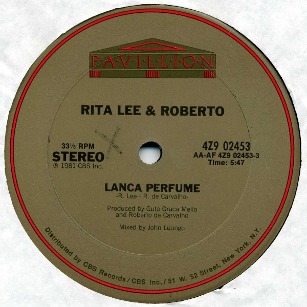 Lee Rita and Roberto (founder member of Os Mutantes) — Lanca perfume