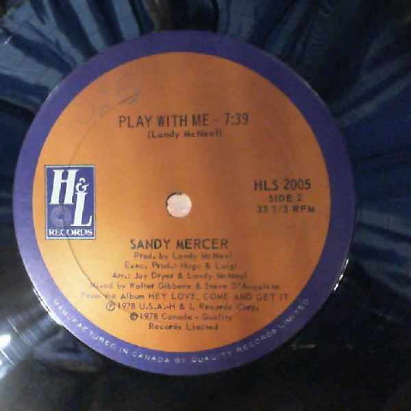 Mercer Sandy — You are my love / Play with me