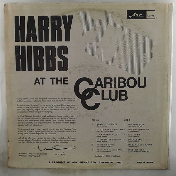 Hibbs Harry — At The Caribou Club