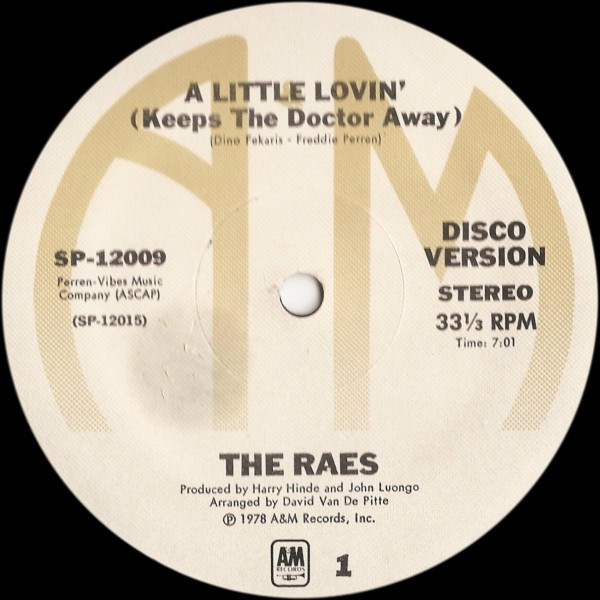Raes — A little lovin`