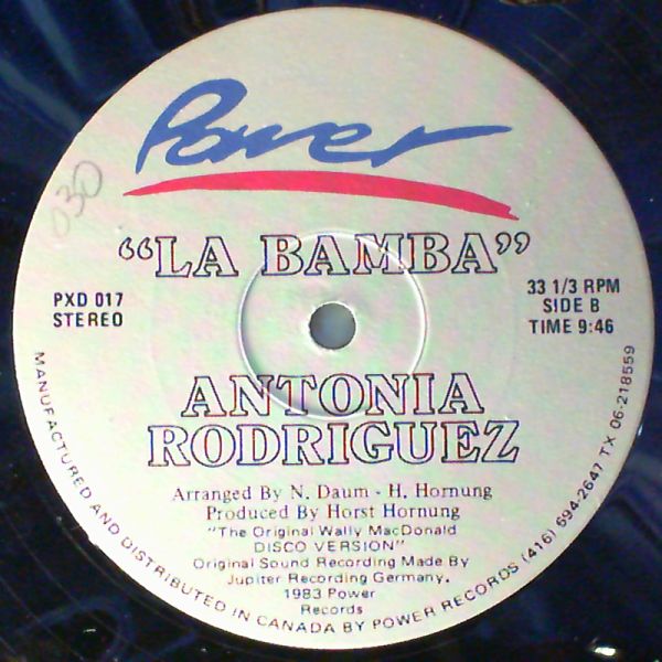 Rodriguez Antonia/Jackson Dee D. — La Bamba - S.O.S. (Love To The Rescue)