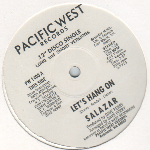 Salazar — 1-2-3 / Let's Hang On