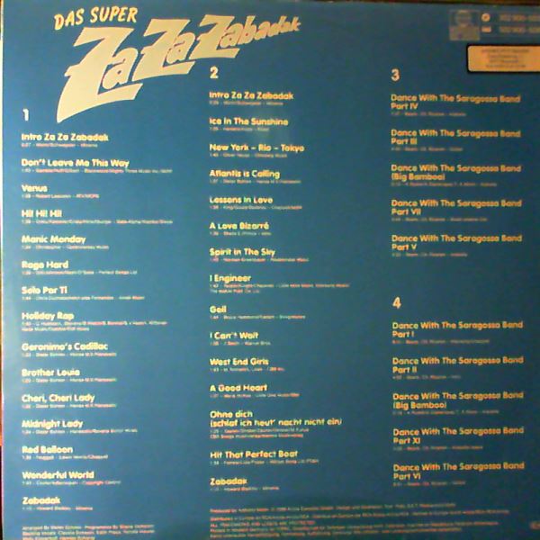 Saragossa Band — Das Super Za-Za-Zabadak