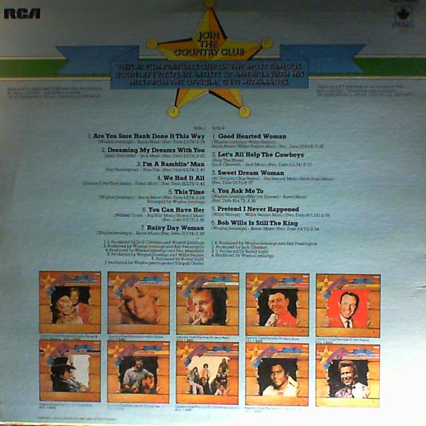Jennings Waylon — Country Club - the hits of Waylon Jennings
