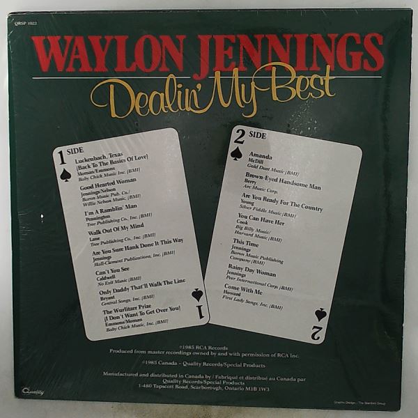Jennings Waylon — Dealin' My Best