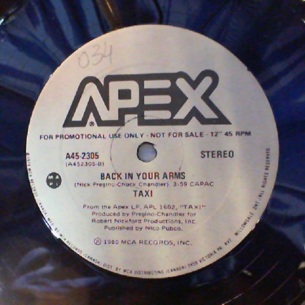 Taxi — Back in your arms / On the street