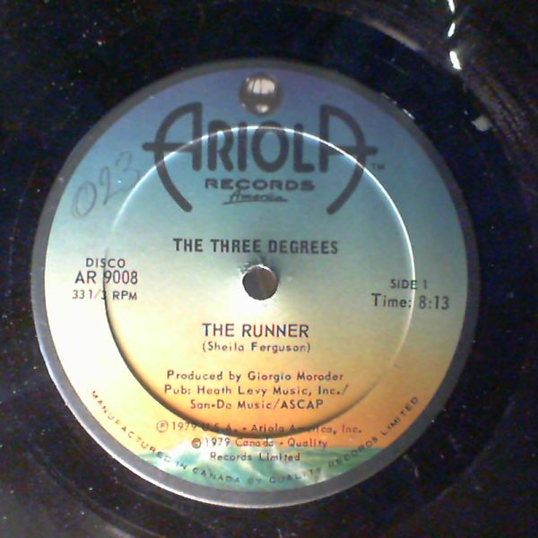 Three Degrees — The Runner / Out Of Love Again