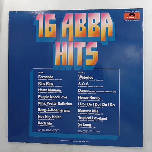 ABBA — 16 ABBA Hits