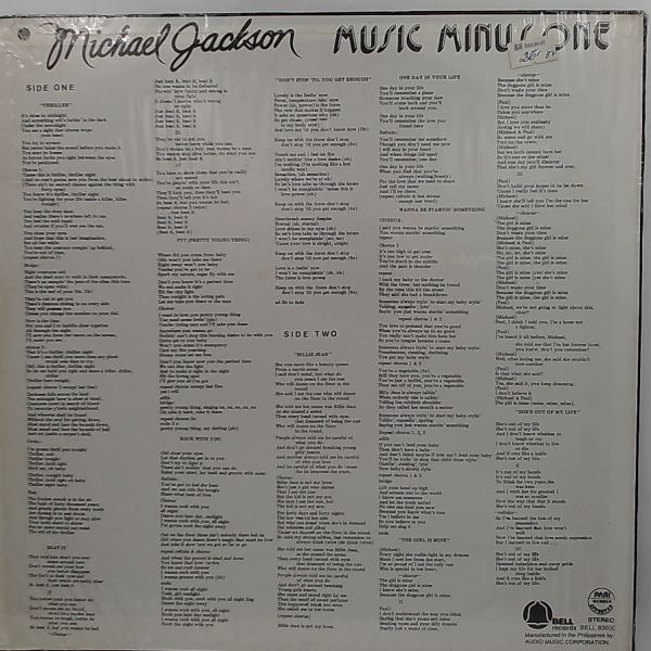 Jackson Michael — Jackson Michael Music Minus One