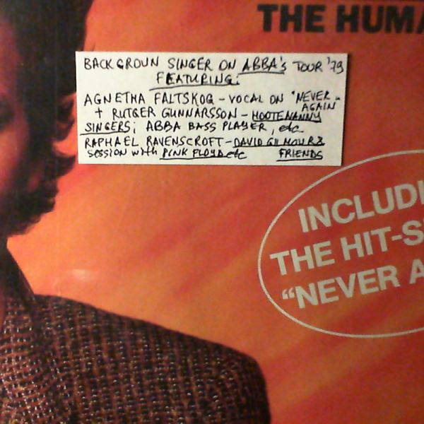 Ledin Tomas (background singer on ABBA's '79 tour + guest Faltskog Agnetha - Vocals; Gunnarsson Rutger - Bass player & arranger of ABBA; Ravenscroft Raf - David Gilmour & Friends) — Human Touch