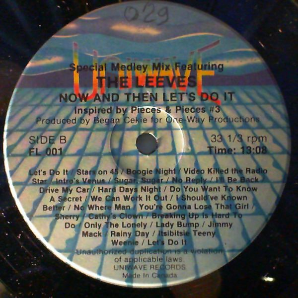 Leeves — Now and then let's do it