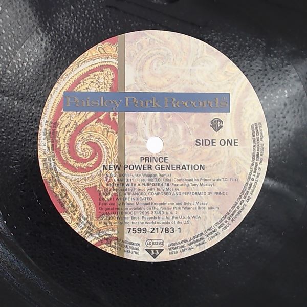 Prince — New Power Generation / Brother With A Purpose / Get Off / The Lubricated Lady / Loveleft, Loveright