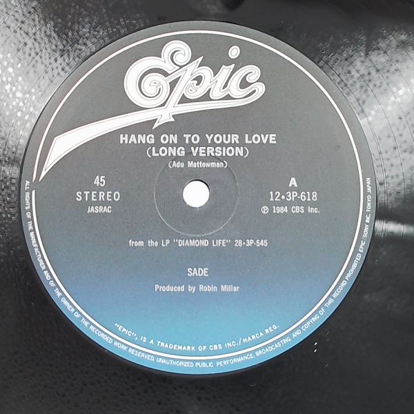 Sade — Hang On To Your Love / Should I Love You / Love Affair With Life