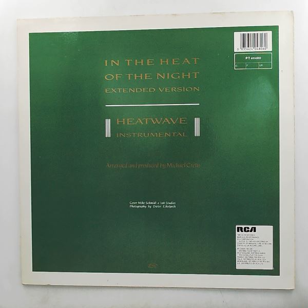 Sandra — In The Heat Of The Night / Heatwave (Instrumental)