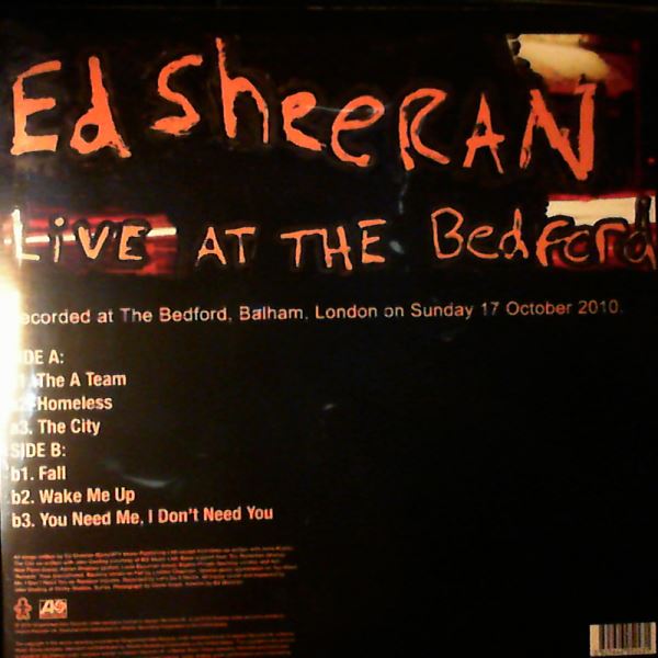 Sheeran Ed — Live At The Bedford