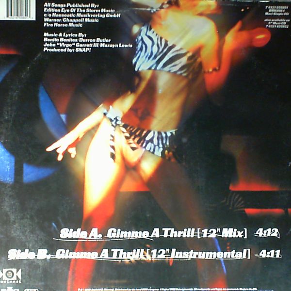 Snap — Gimme A Thrill