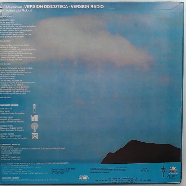 Vocoder — Mindanao / Amor De Robot