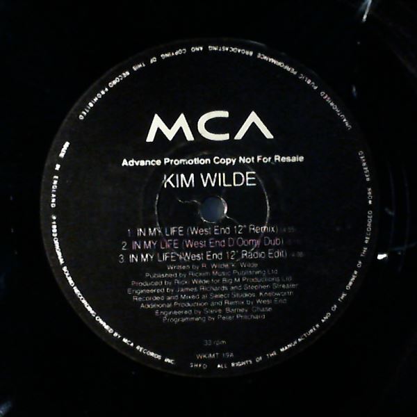 Wilde Kim — Advance Promotion Copy Not For Resale