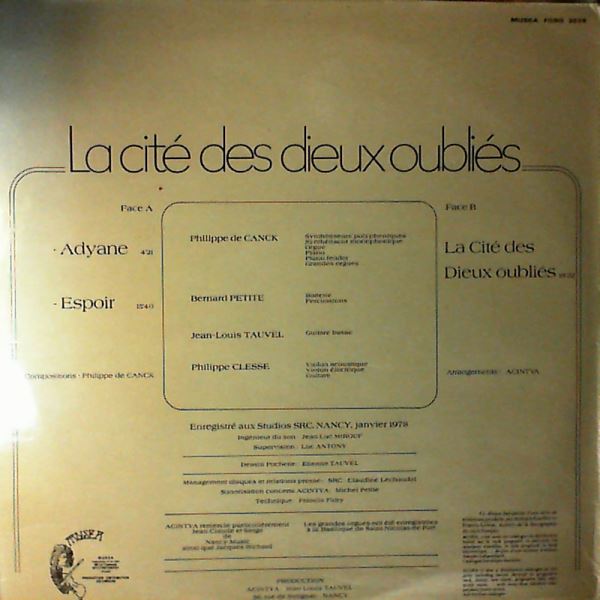 Acintya — La Cite Des Dieux Oublies