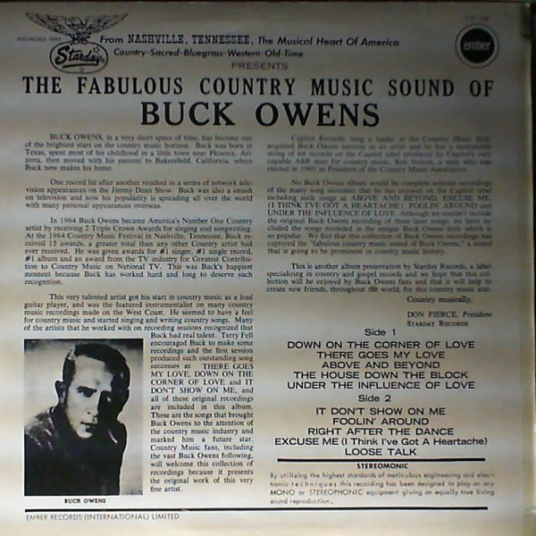 Owens Buck — Country Hit Maker 1