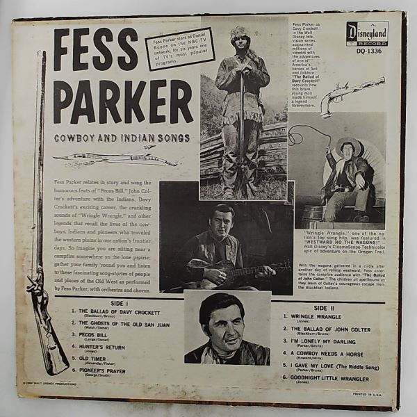 Parker Fess — Cowboy And Indian Songs