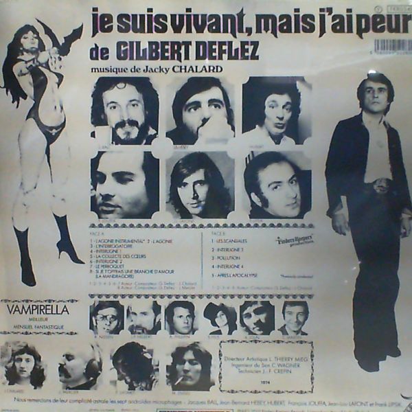 Deflez Gilbert — Je Suis Vivant, Mais J'Ai Peur