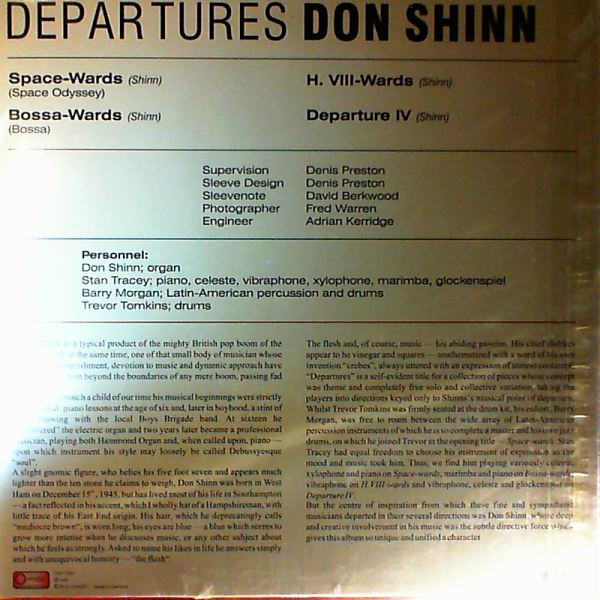 Don Shinn — Departures