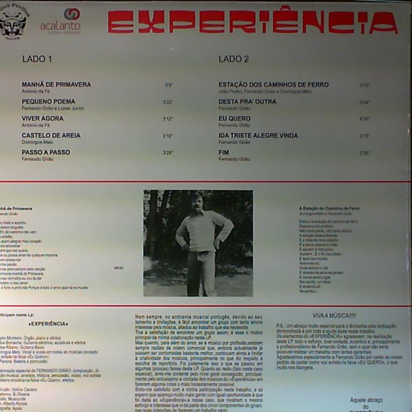 Experiencia — Passo a Passo
