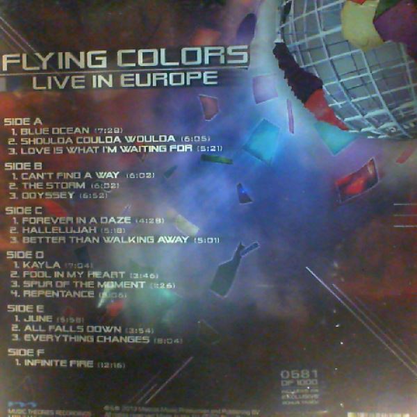 Flying Colors — Live In Europe