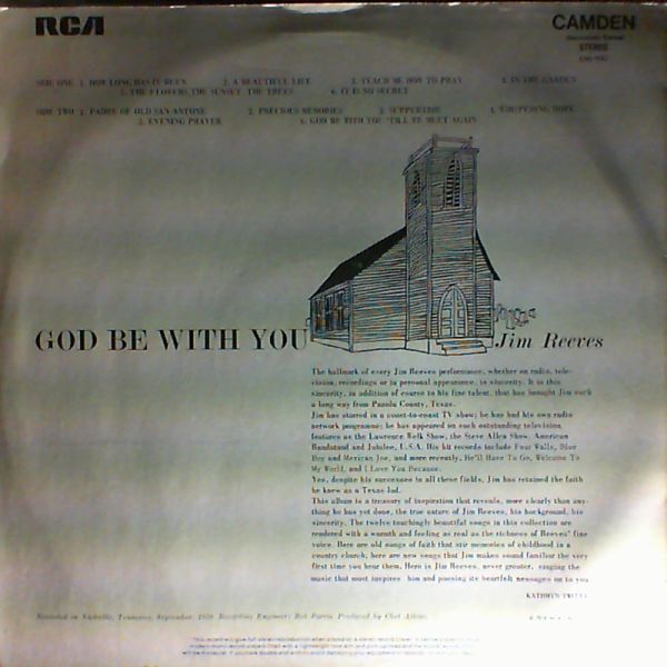 Reeves Jim — God Be With You