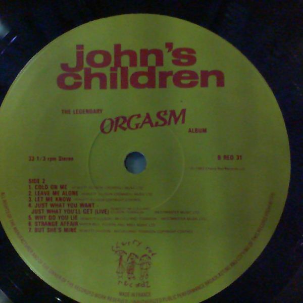 John's Children — Legendary Orgasm Album