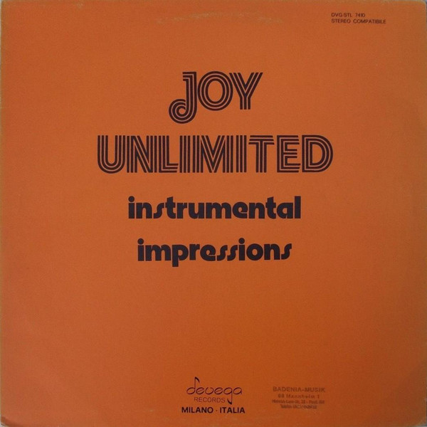 Joy Unlimited — Instrumental Impressions