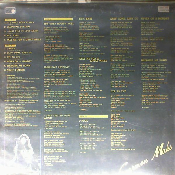 Maki Carmen (Appice Carmine - Cactus, Millington Jean - Fanny, Slick Earl, Hitchings Duane) — Night Stalker