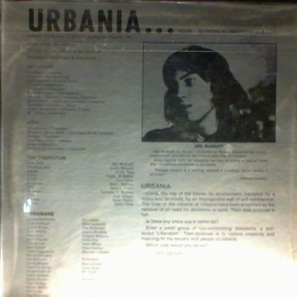 McAnuff Des — Urbania - A New Rock Musical