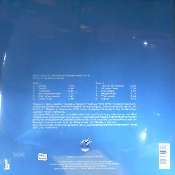 Roedelius (Cluster (Kluster, Qluster)) — Selbstportrait-vol.2