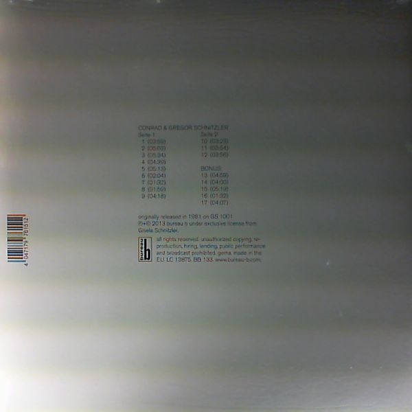 Schnitzler Conrad (Cluster (Kluster, Qluster)) — Conrad & Sohn