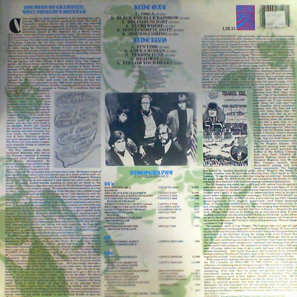 Sons Of Champlin — Marin county sunshine, 1968-1971