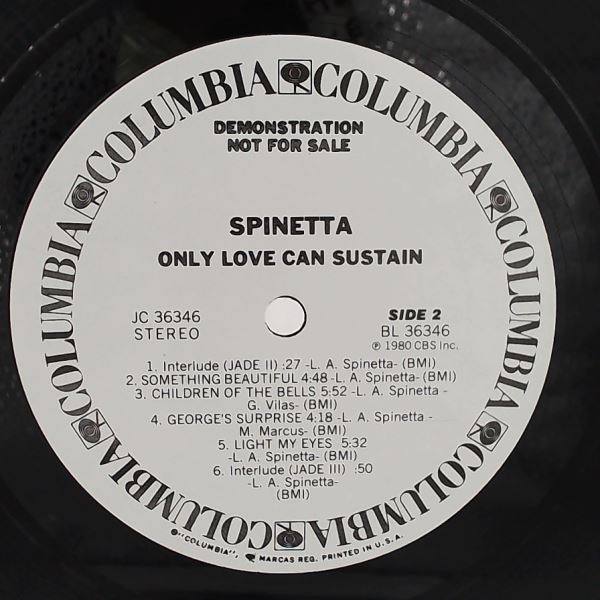 Spinetta ( Almendra) (Spinetta Luis Alberto) — Only Love Can Sustain