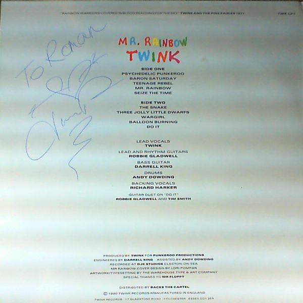 Twink (Pink Fairies) — Mr. Rainbow
