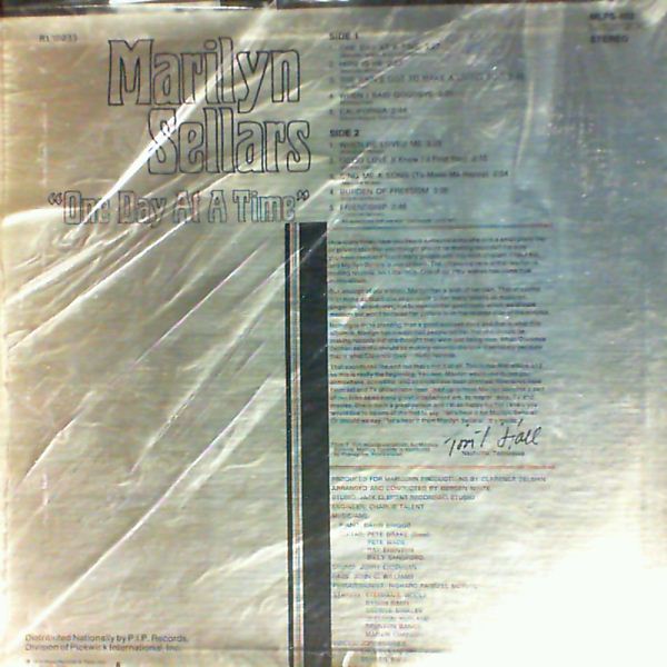 Sellars Marilyn — One Day At A Time