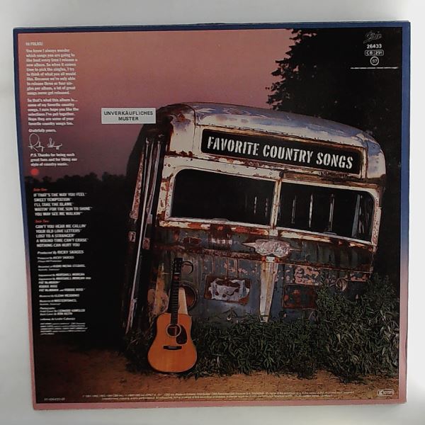 Skaggs Ricky — Favorite Country Songs