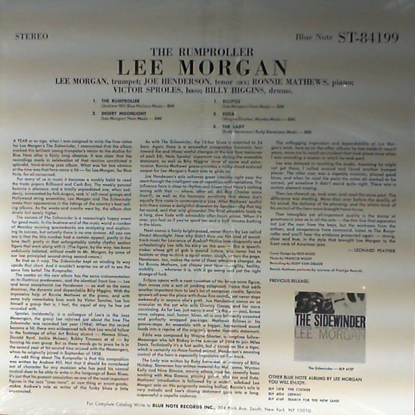 Lee Morgan — The Rumproller
