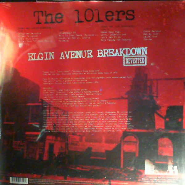 101ers featuring Strummer Joe (Clash) — Elgin Avenue Breakdown Revisited